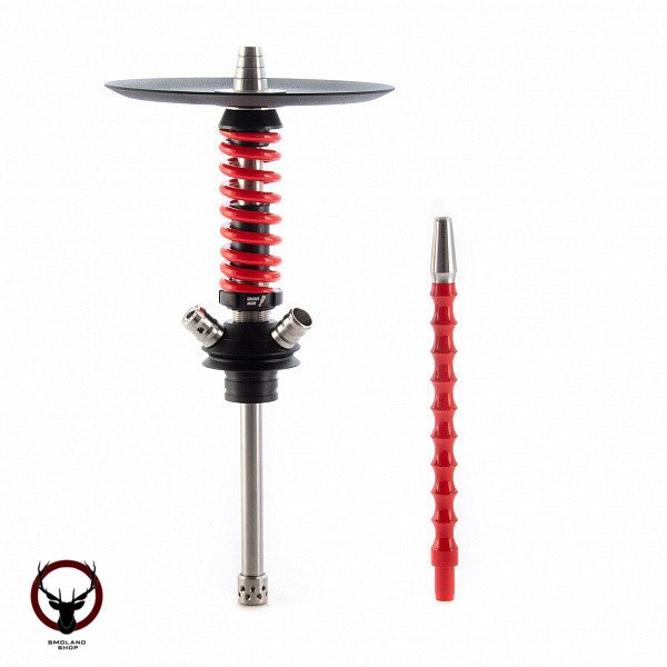 Кальян MAMAY CUSTOMS Coilover Micro красный (без колбы) (гр.RipDip)