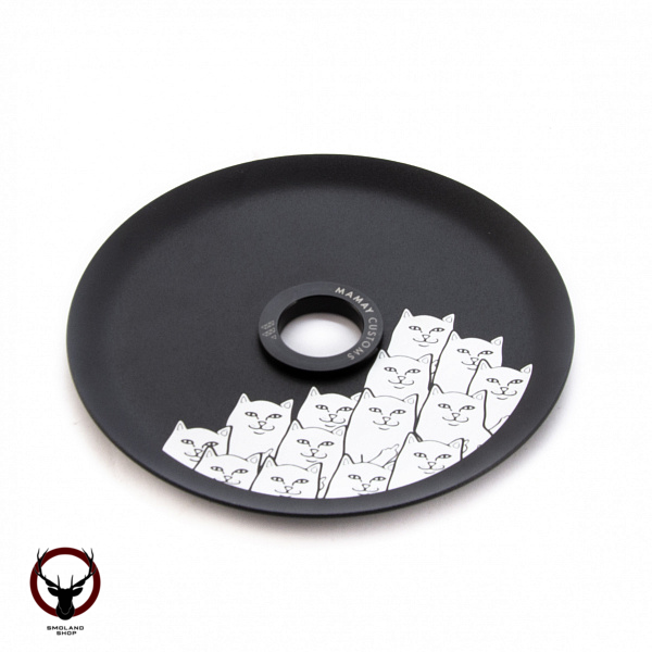 Кальян MAMAY CUSTOMS Coilover Micro сине-оранжевый (без колбы) (гр. Котофаки)