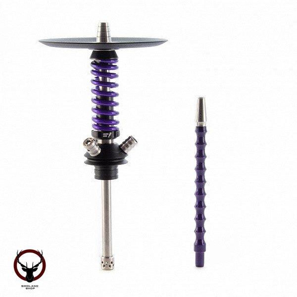 Кальян MAMAY CUSTOMS Coilover Micro фиолетовый (без колбы) (гр. Кубы)