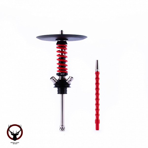 Кальян MAMAY CUSTOMS Coilover Micro чёрно-красный (без колбы) (гр. Фургон)