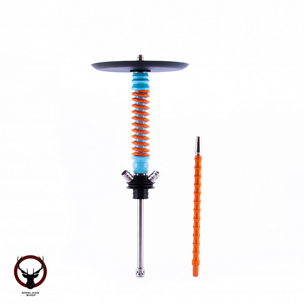 Кальян MAMAY CUSTOMS Coilovers MINI голубо-оранжевый (грав. BBS) (без колбы)
