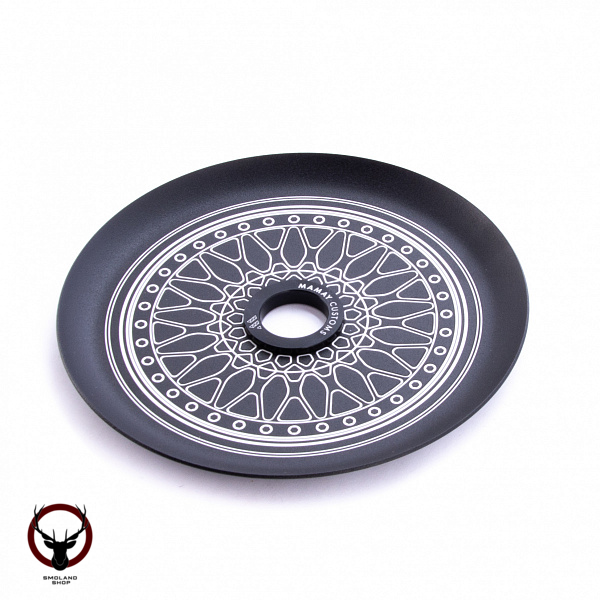 Кальян MAMAY CUSTOMS Coilovers MINI голубо-оранжевый (грав. BBS) (без колбы)