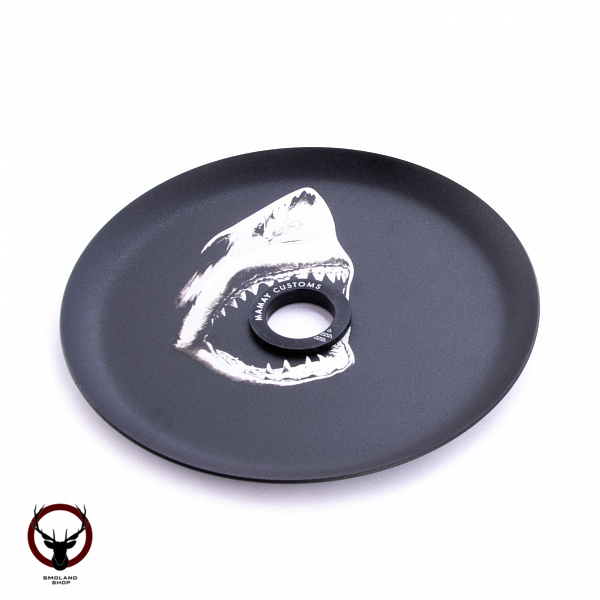 Кальян MAMAY CUSTOMS Coilovers MINI красно-чёрный (грав. акула) (без колбы)