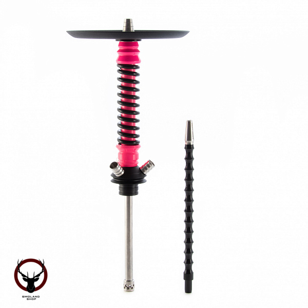 Кальян MAMAY CUSTOMS Coilovers MINI розовый Флюр.-чёрный (без колбы)