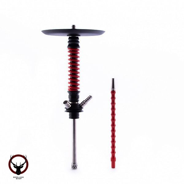Кальян MAMAY CUSTOMS Coilovers MINI чёрно-красный (без колбы)
