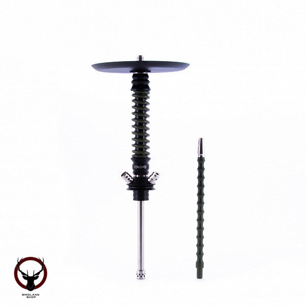 Кальян MAMAY CUSTOMS Coilovers MINI чёрный-хаки (грав. коты) (без колбы)