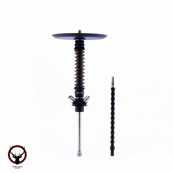 Кальян MAMAY CUSTOMS Coilovers MINI чёрный-бронза (грав.космос) (без колбы)