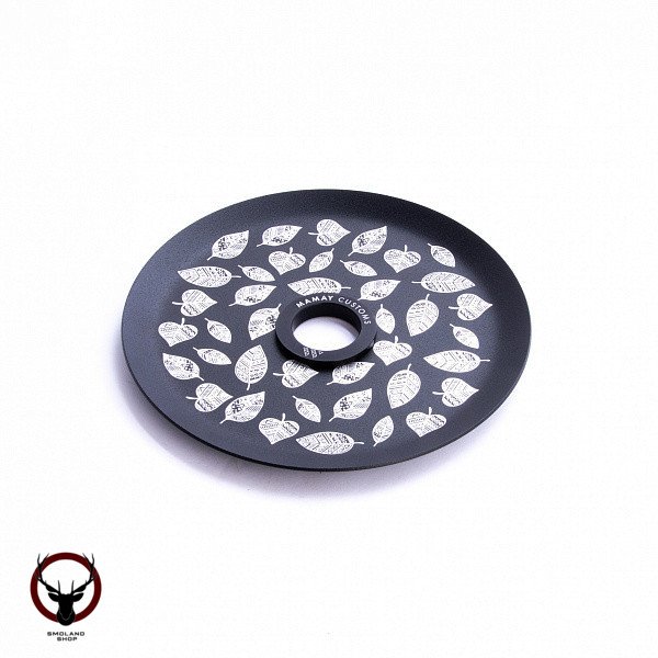 Кальян MAMAY CUSTOMS Coilover Micro золото-бронза (без колбы) (гр. Листья)