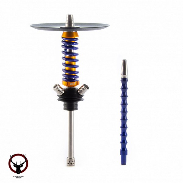 Кальян MAMAY CUSTOMS Coilover Micro золото-синий лак (без колбы)