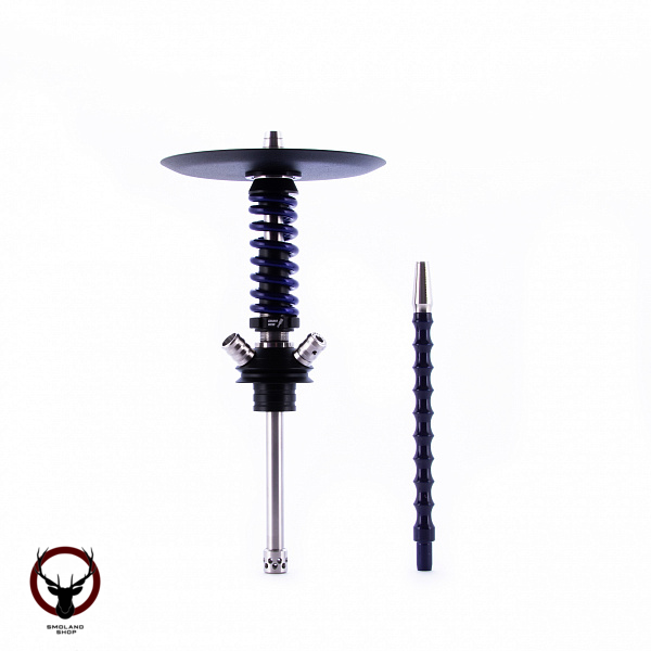 Кальян MAMAY CUSTOMS Coilover Micro чёрно-синий (без колбы) (гр. Equip)