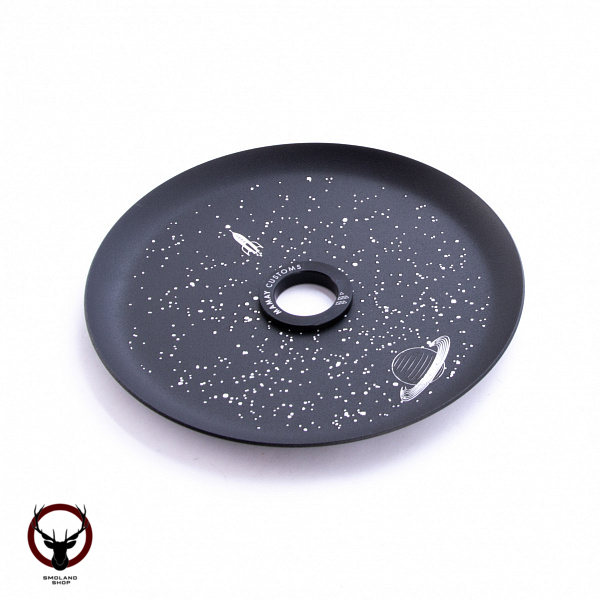 Кальян MAMAY CUSTOMS Coilovers MINI красно-чёрный (грав.космос) (без колбы)