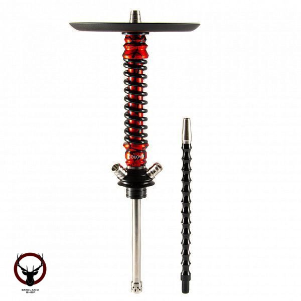 Кальян MAMAY CUSTOMS Coilovers MINI Coil анод. красный Б. (без колбы)