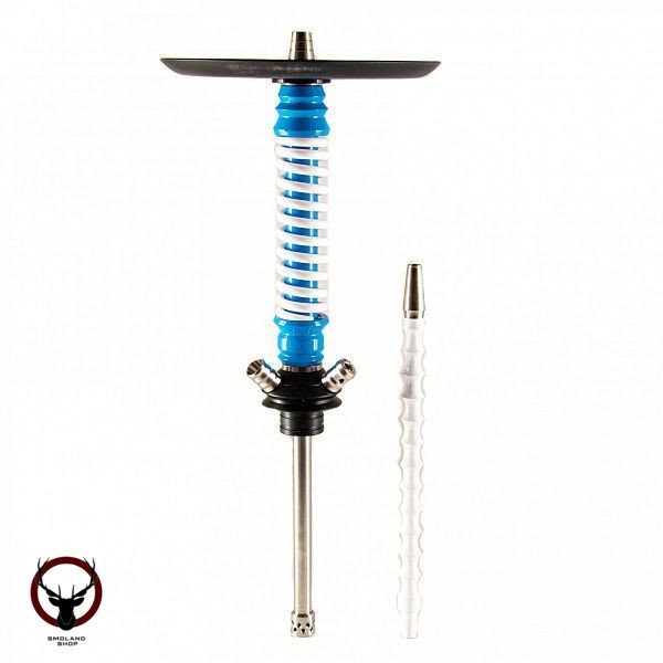 Кальян MAMAY CUSTOMS Coilovers MINI сине-белый (без колбы)