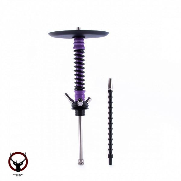 Кальян MAMAY CUSTOMS Coilovers MINI сиренево-чёрный (без колбы)