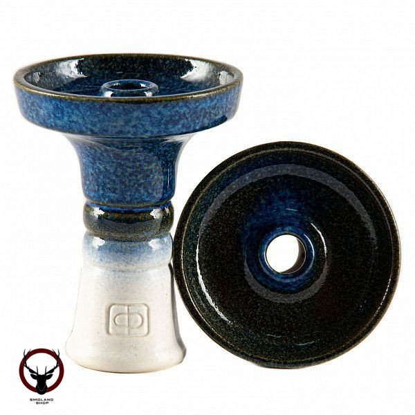 Чашка Форма Фанел Глазурь белый / синий