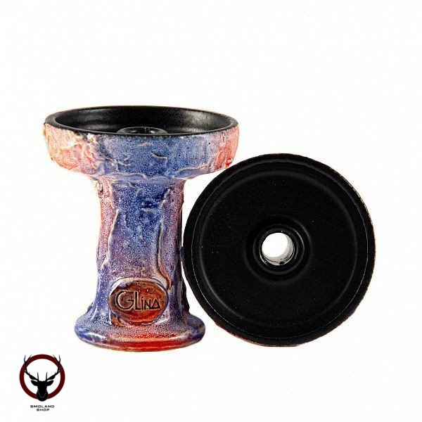 Чашка Глина Harmony фактура красно-синий космос