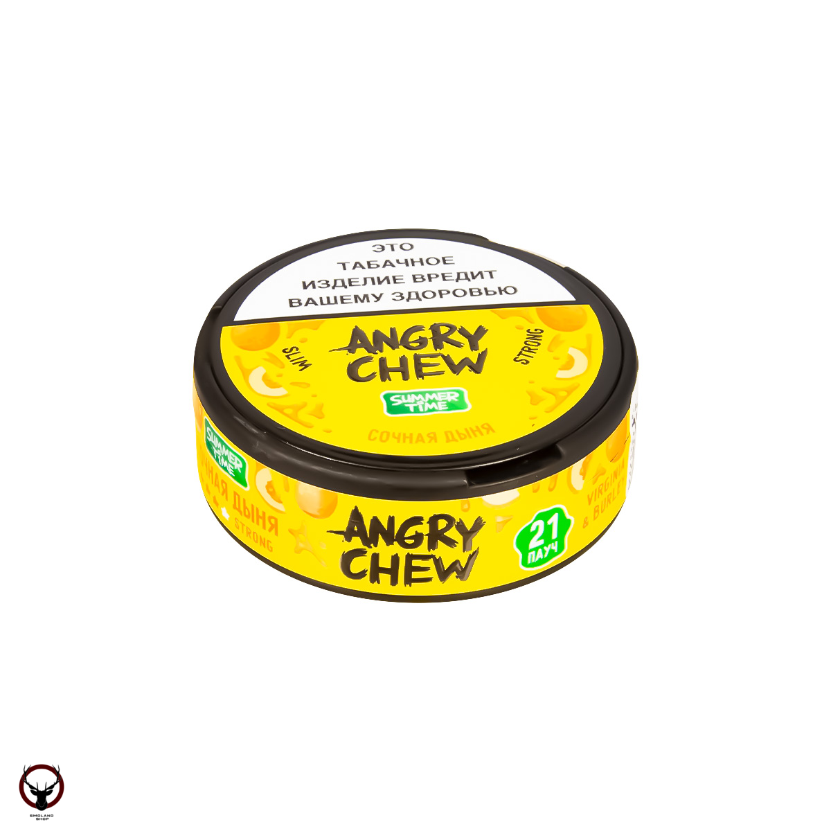 Табак жевательный Angry Chew Slim Strong Сочная дыня