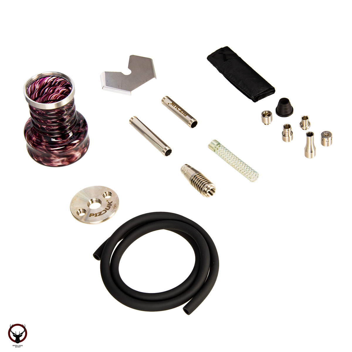 Кальян Pizduk PRO Black-bag (Марганец колба)