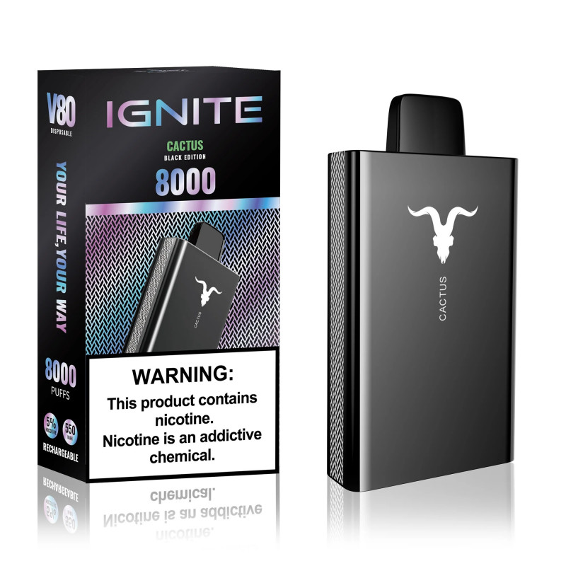 IGNITE Cactus Ice  V80 (8000  затяжек) МРК