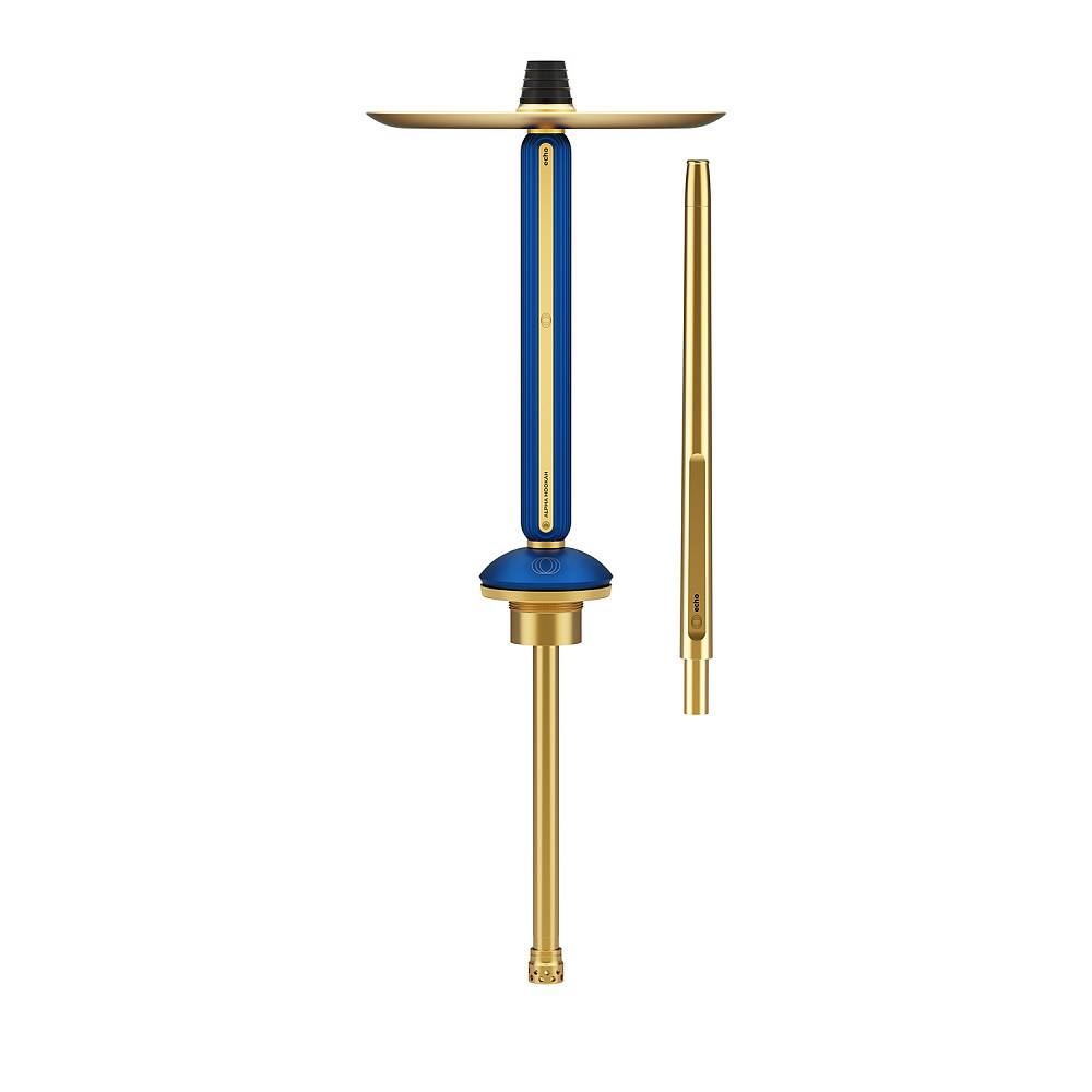 Кальян Alpha Hookah ECHO Sapphire Blue(Gold)(без колбы)