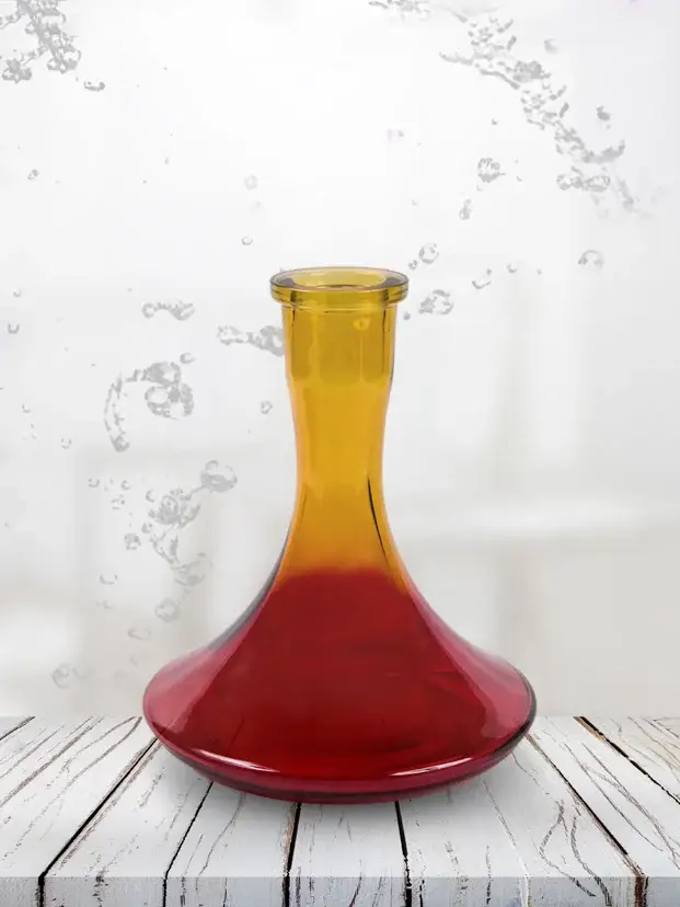 Колба Vessel Glass Крафт красно-желтый лёд