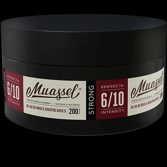 Muassel Strong 6/10 Черника-малина 200гр МРК