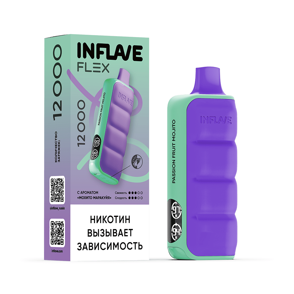 Эл. сиг. INFLAVE FLEX 12000 Мохито маракуйя 2%